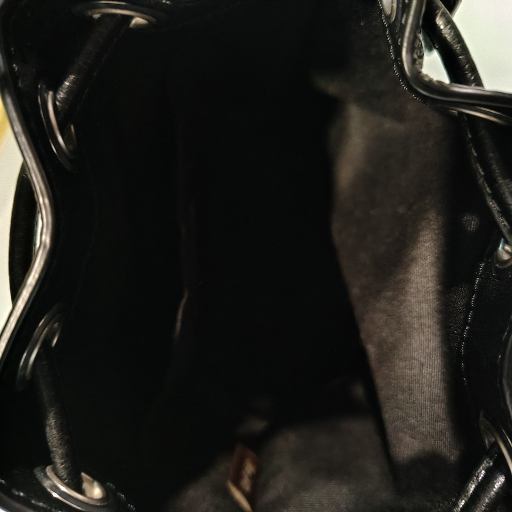 Coach Dempsey Snowflake Mini Bucket Bag - Picture 9 of 11
